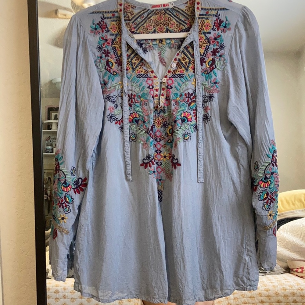 COPY - Johnny Was long sleeve tunic, size M